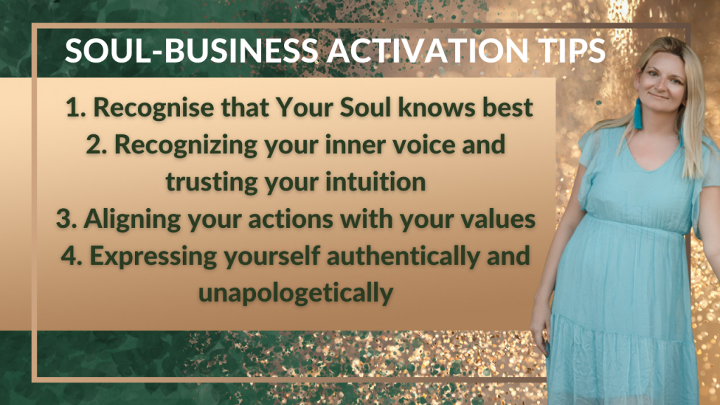 soul buisness activation tips